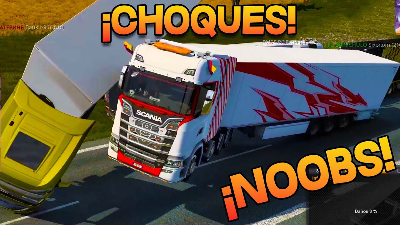 ¡RUTA DE LOS NOOBS TERMINA MUY MAL CON AMIGOS! | Euro Truck Simulator 2