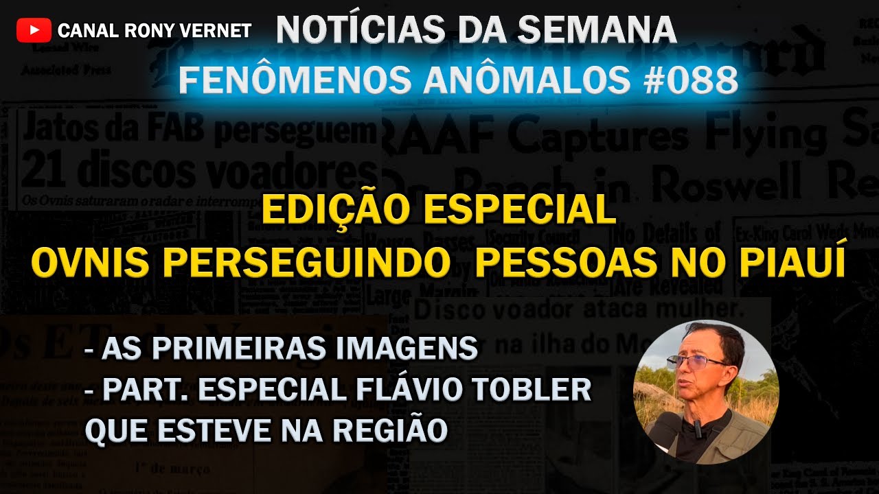 Live Fenômenos Anômalos Não Identificados #88