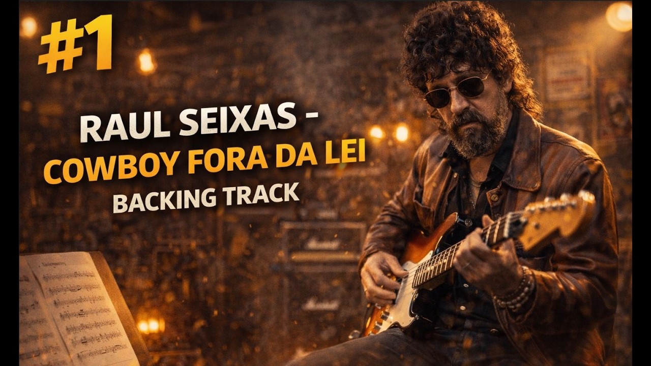 Raul Seixas - Cowboy Fora Da Lei - Backing Track Com Cifra #raulseixas #backingtrack