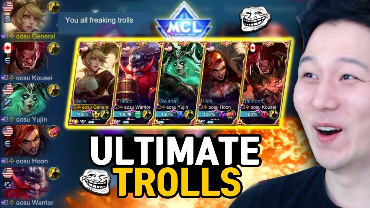Автоматическое проигрышное комбо 5men в MCL | Mobile Legends