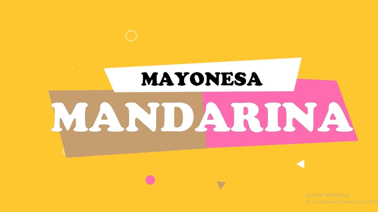 🍊 Mayonesa Mandarina 🍊