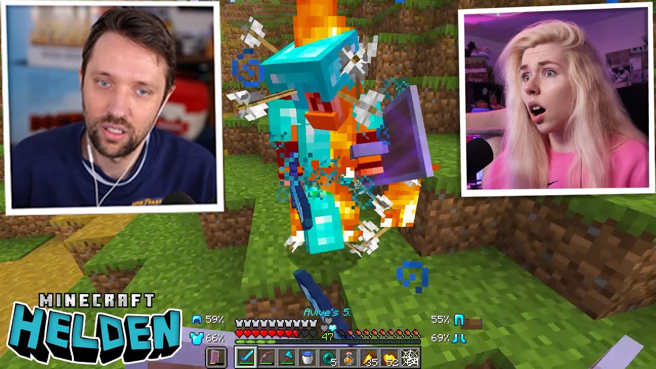 ich REAGIERE auf das MINECRAFT HELDEN FINALE