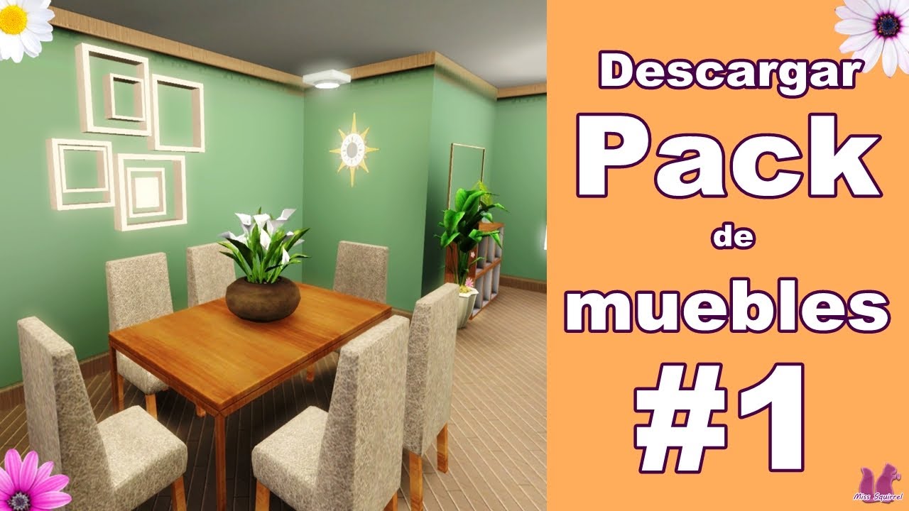 Descargar Pack de muebles Los Sims 3 || Salón, comedor y entrada