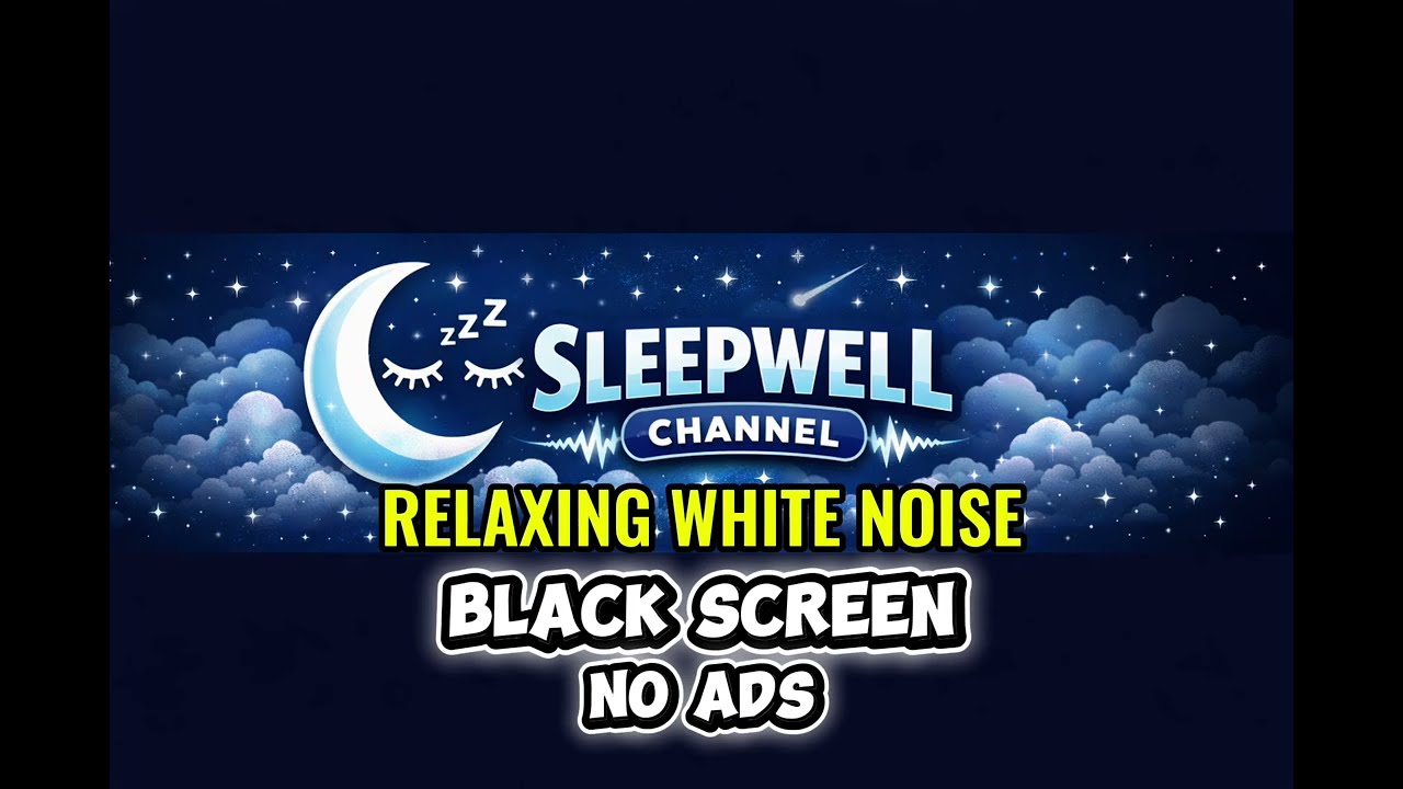 5 HOURS RELAXING WHITE NOISE | BLACK SCREEN | NO ADS