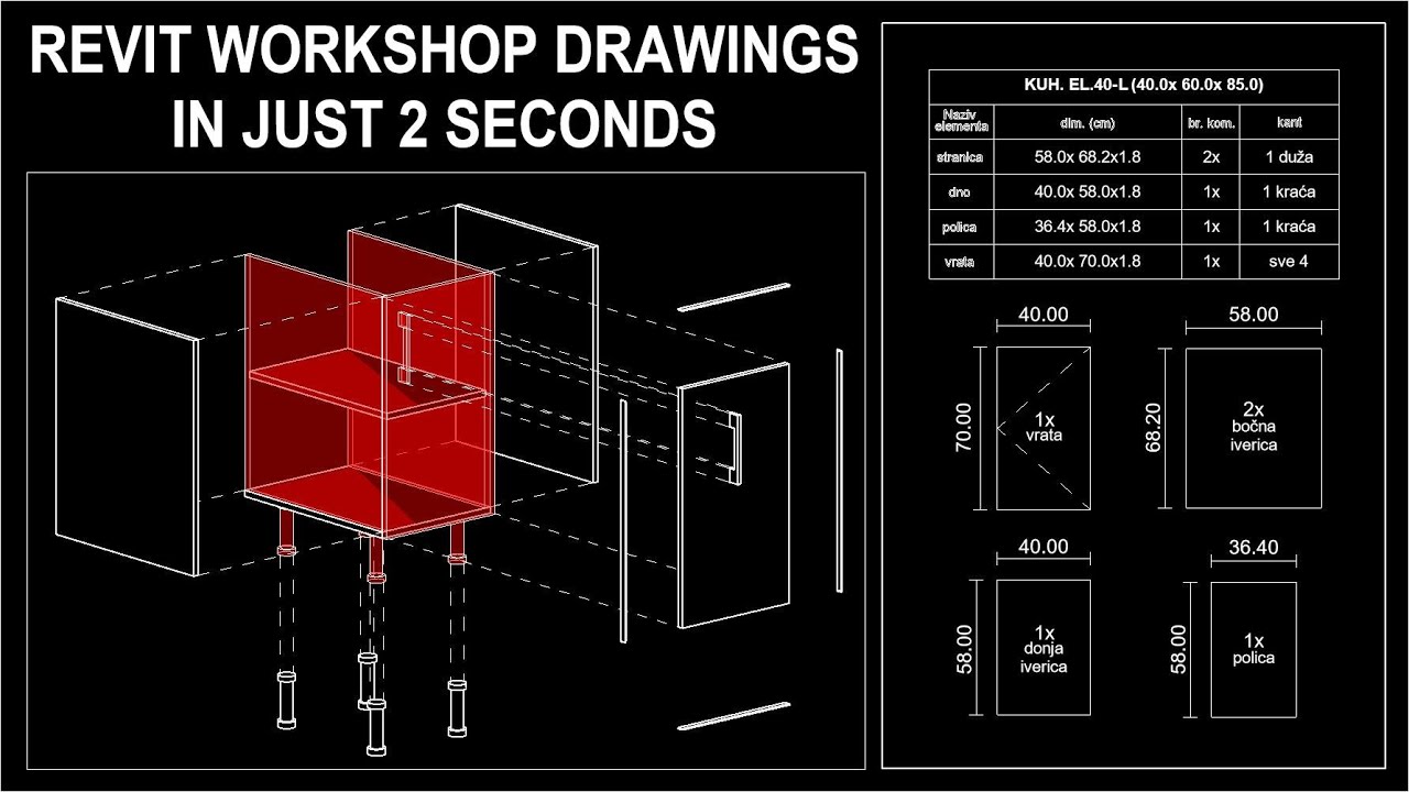 REVIT ПОЗВОЛЯЕТ СОЗДАВАТЬ ЧЕРТЕЖИ ДЛЯ РАБОТ ВСЕГО ЗА 2 СЕКУНДЫ