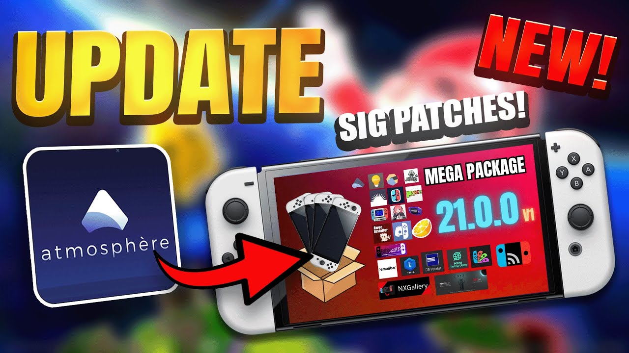 Switch CFW 21.0.1 ИСПРАВЛЕНО! | MEGAPACKAGE 21.0.0| Стабильное обновление, рабочие игры, включены...