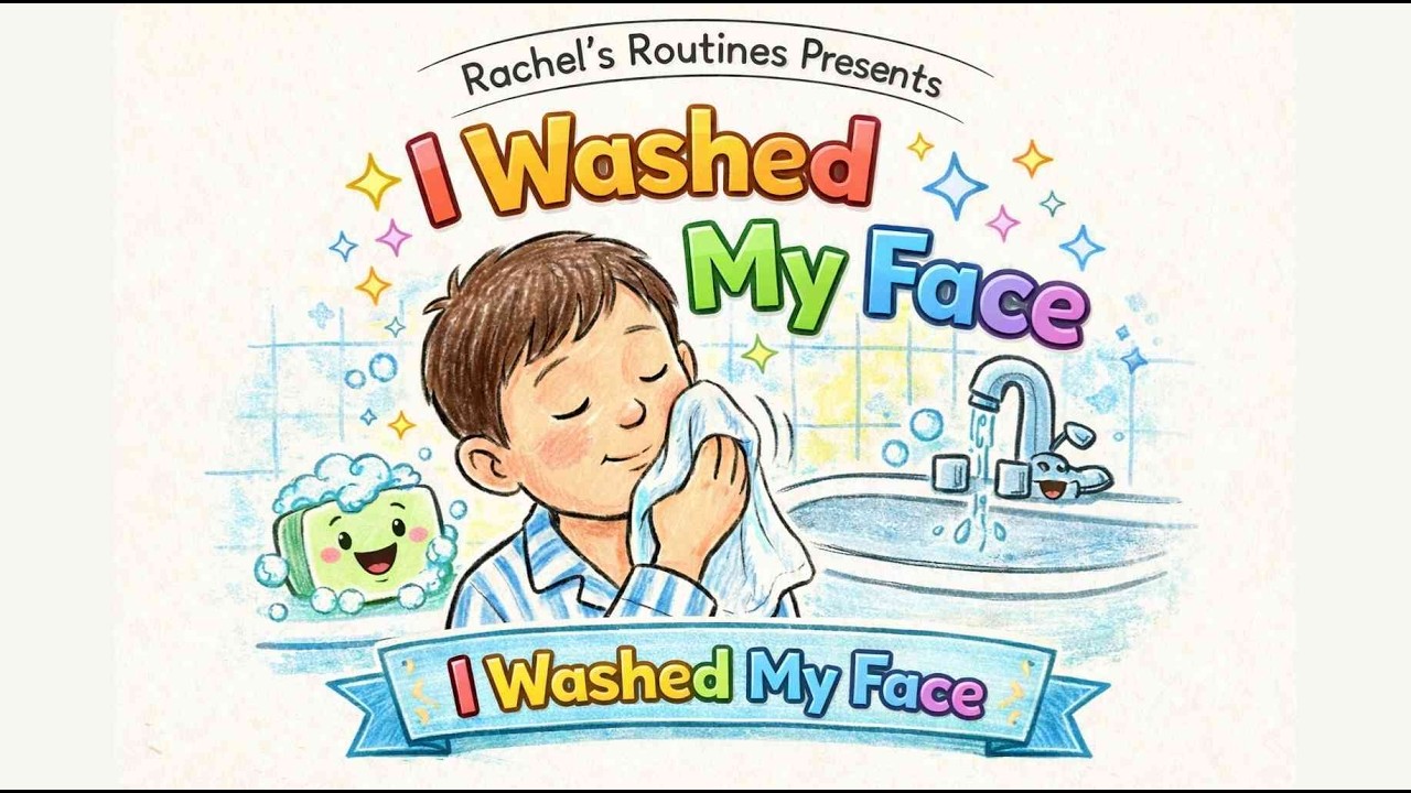 I Washed My Face | Rachel's Routines | Life Skills for Littles