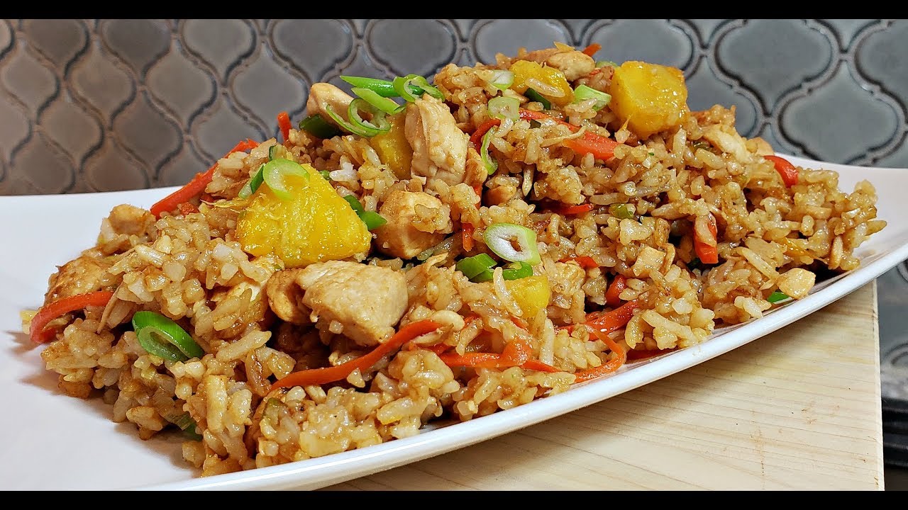 Pineapple Chicken Fried Rice Recipe | CHICKEN FRIED RICE RECIPE