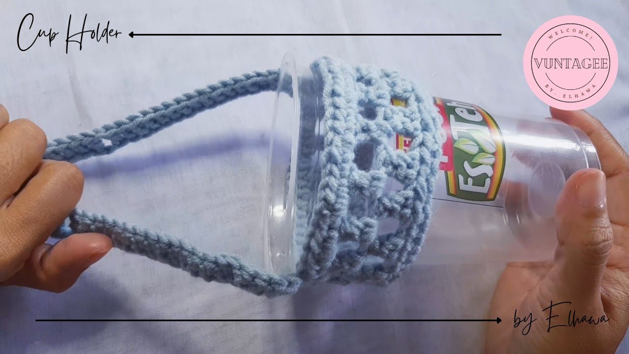 How to Crochet - Merajut Cup Holder