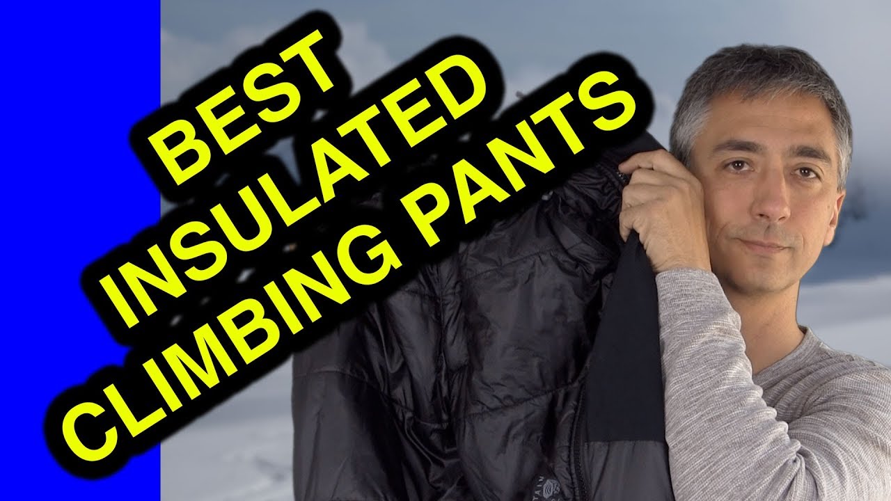 Best Insulated Climbing Pants - Mountain Hardware compressor pants