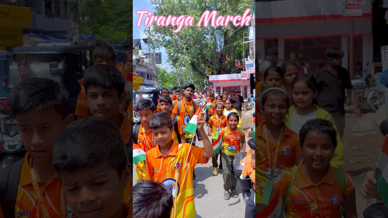 #archery #player 🏹🇮🇳 Tiranga March Gaya District Sports Office #sports #shorts #trending #viral