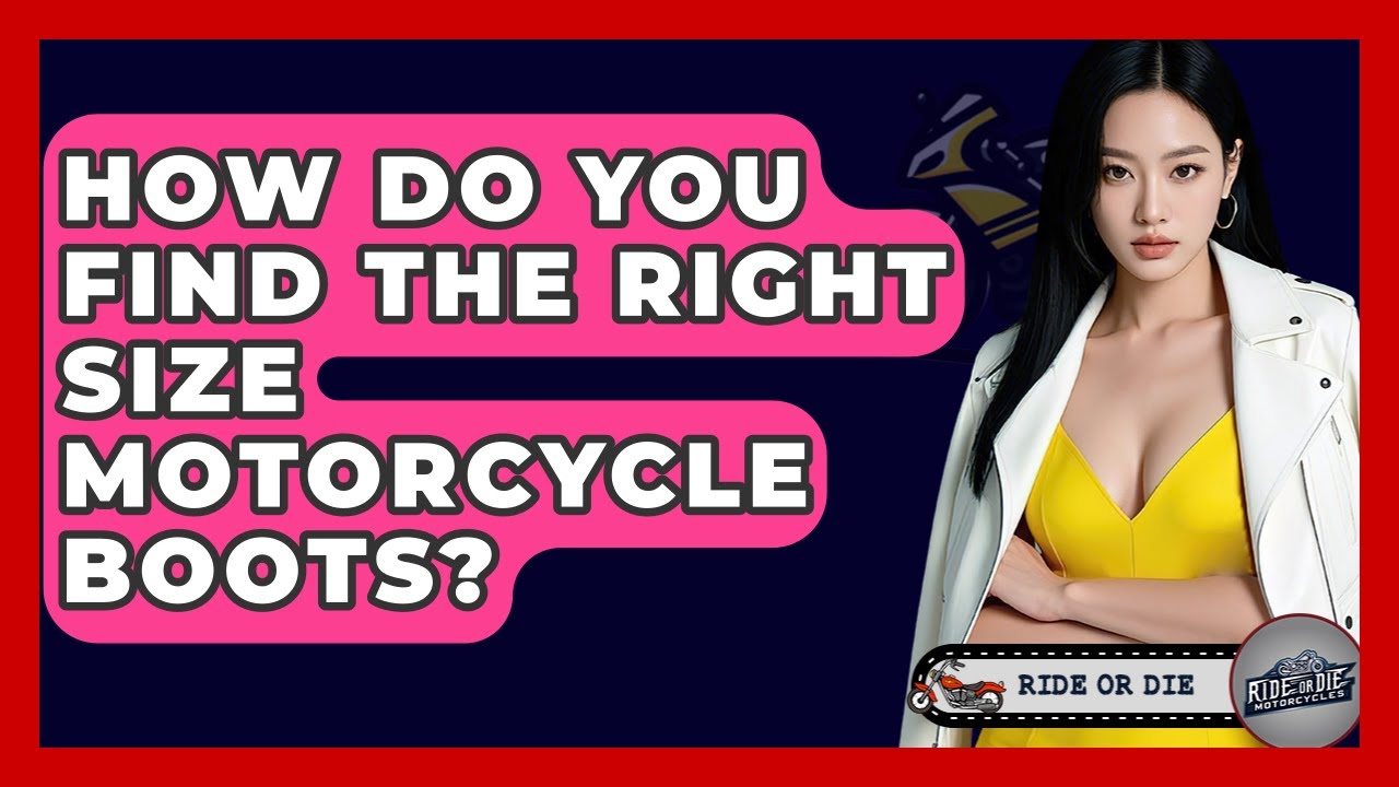 How Do You Find The Right Size Motorcycle Boots? - Ride or Die Motorcycles
