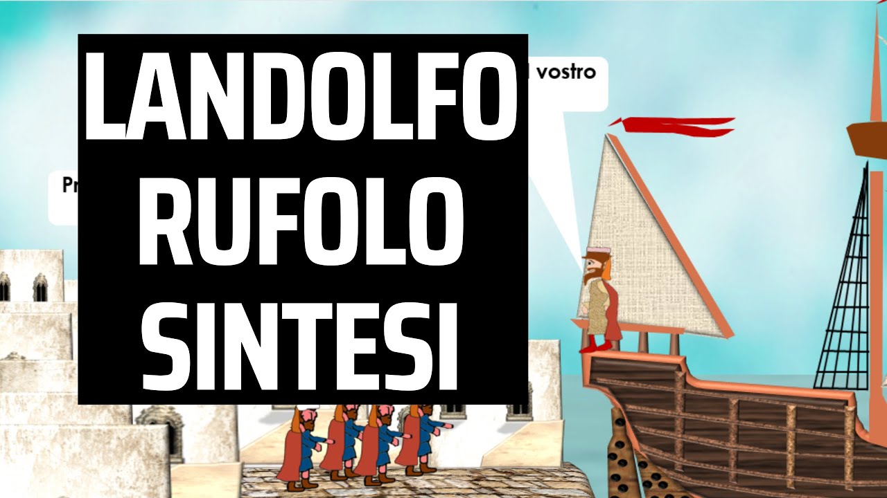 Landolfo Rufolo sintesi della trama Decameron, Boccaccio