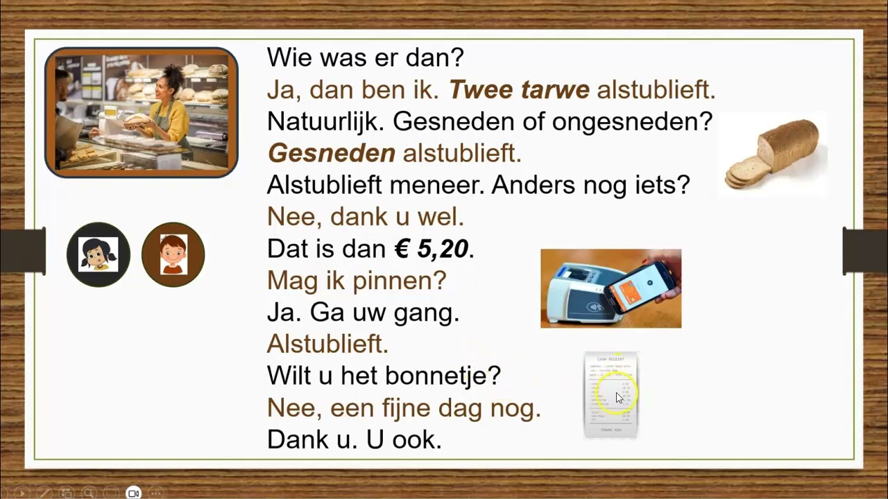 Eten NT2 Praat mee dialoog boodschappen