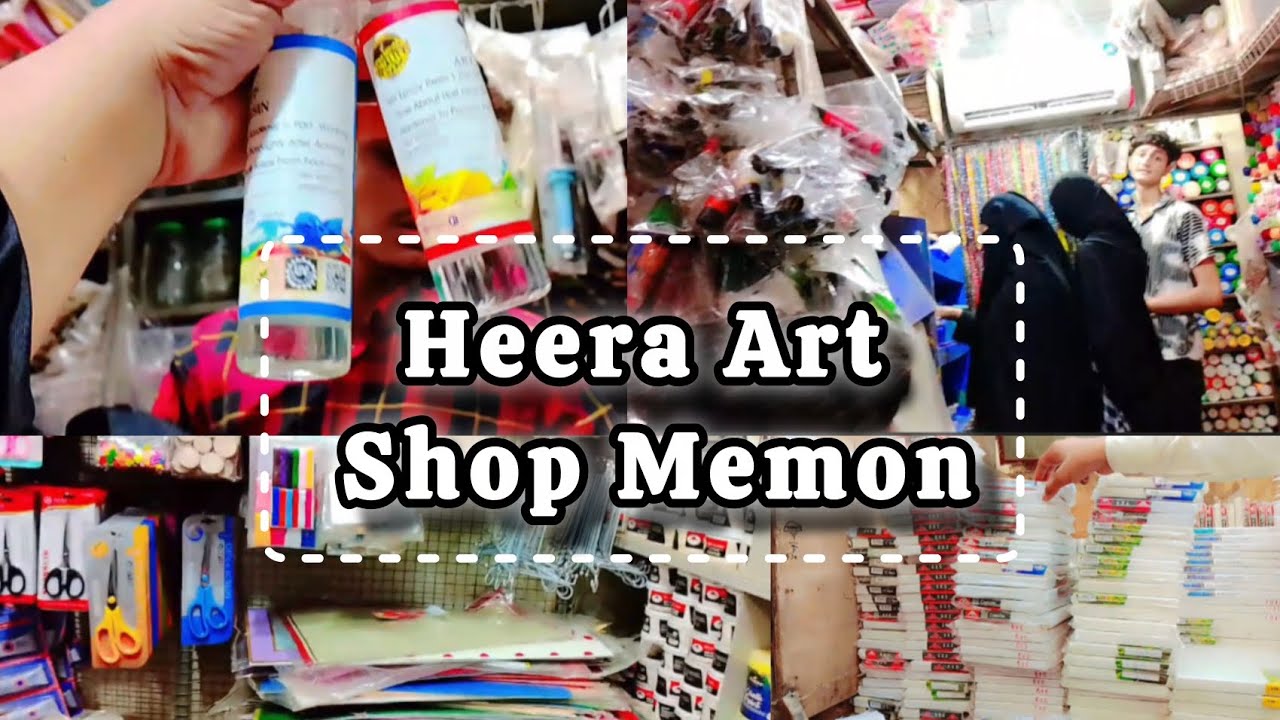 Heera Art Shop Memon Vlog🛍️🔥