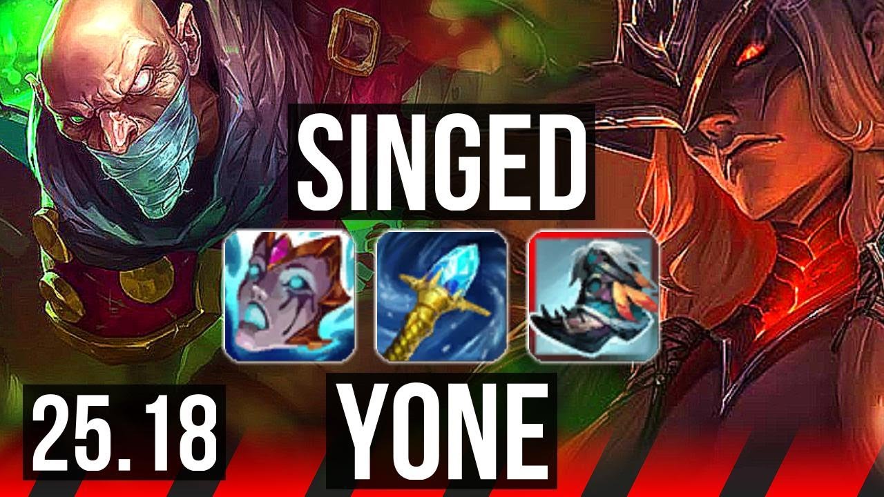 SINGED vs YONE (TOP) | KR Master | 25.18
