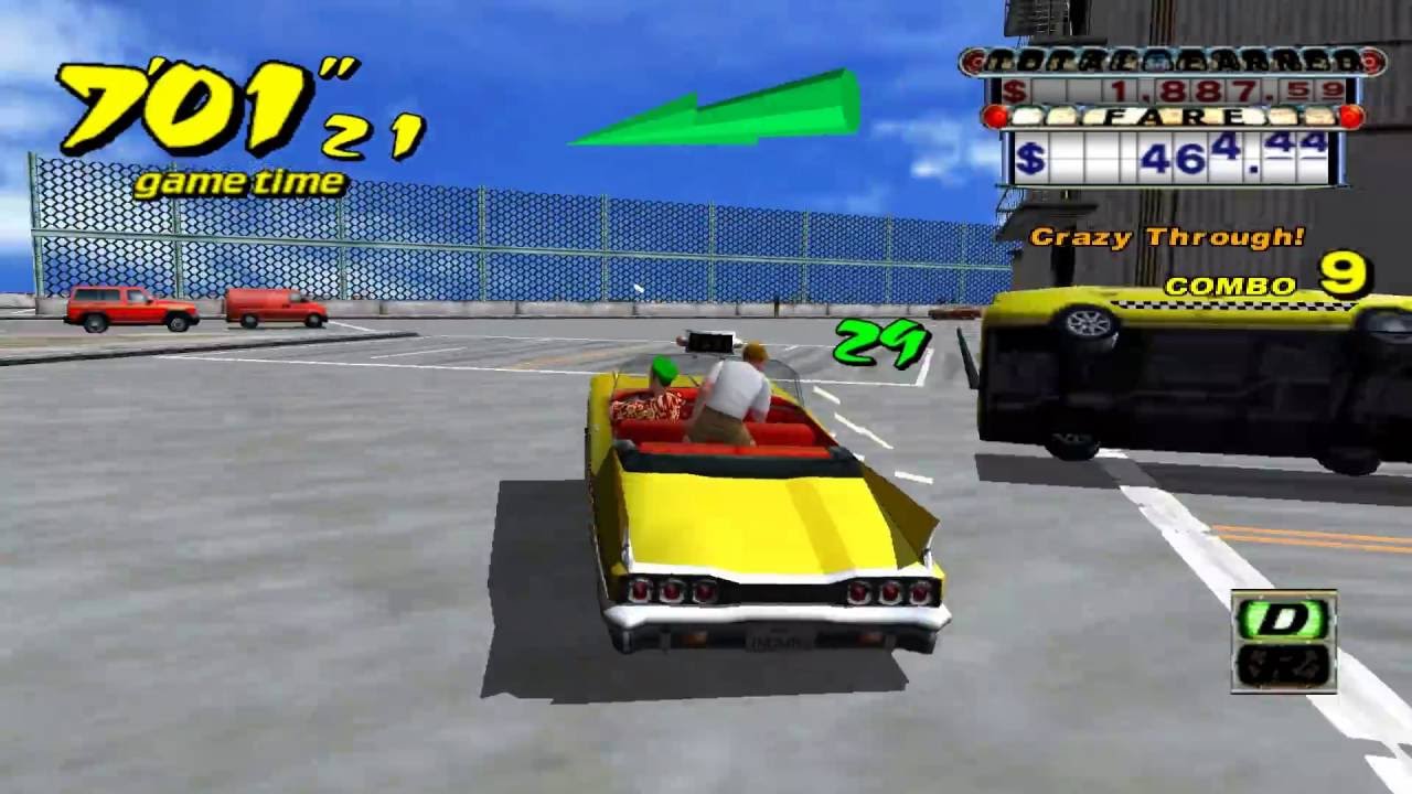 Dolphin Emulator 4.0.2 | Crazy Taxi [1080p HD] | Nintendo GameCube