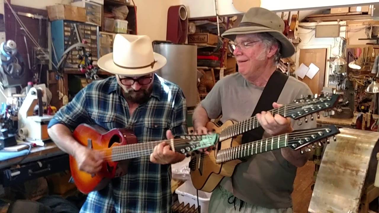Jimmy Vivino on his Avante Gryphon, with John Sebastian on 6/12 Dblneck