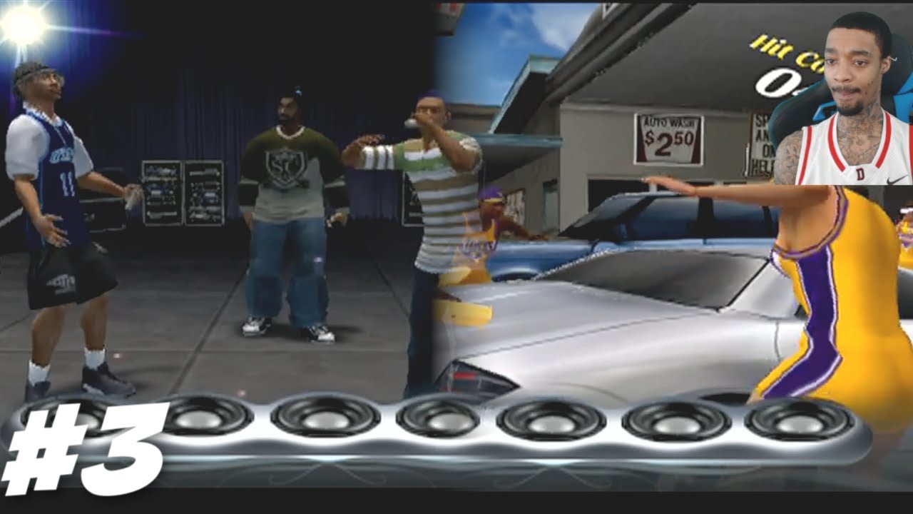 NBA Ballers Phenom Story Mode Part 3 - Freestyle Rap Battle! + Charity Car Wash W/ BEAUTIFUL MODELS!