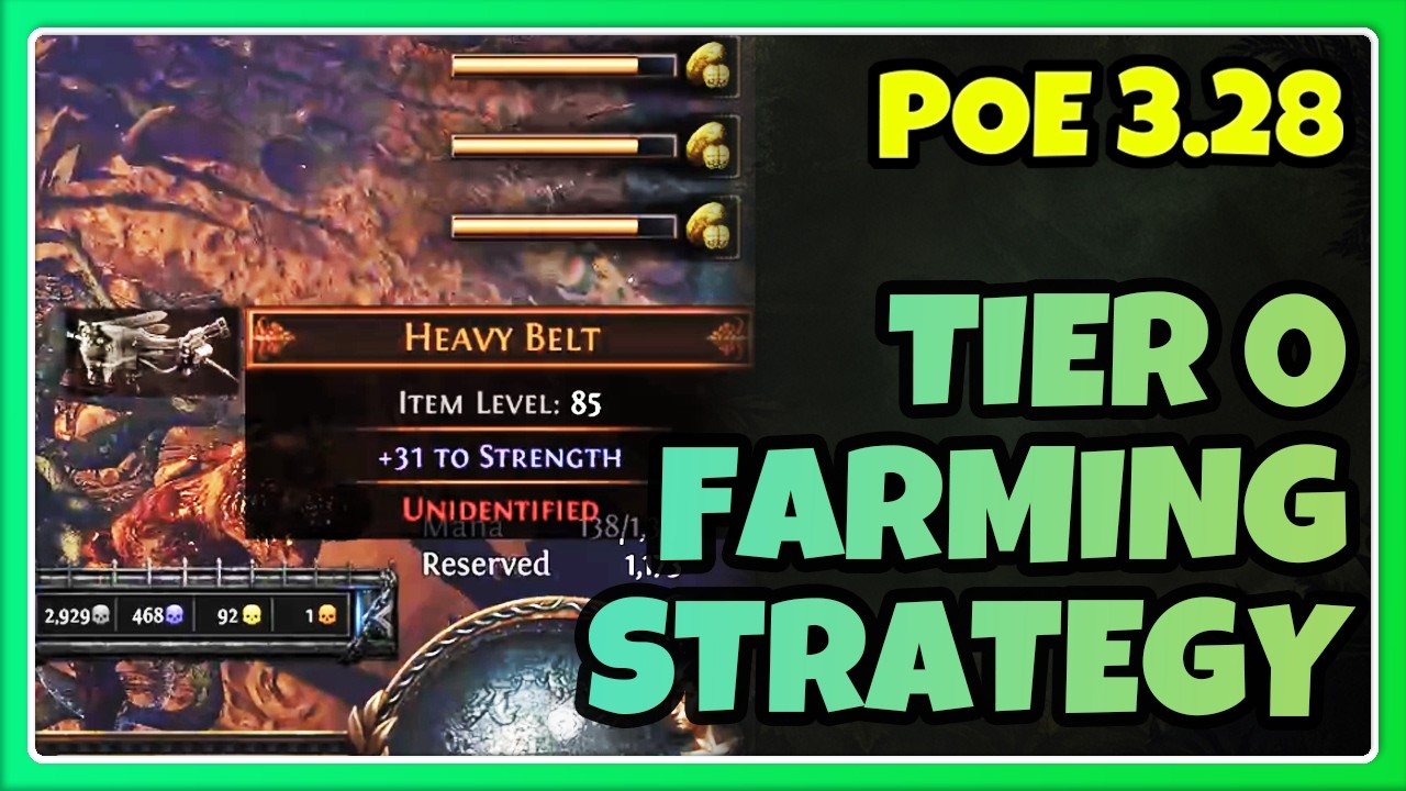 [POE 3.28] Tier 0 Unique Farming Strategy - Farm your own Mageblood | Path of Exile Mirage 🌴