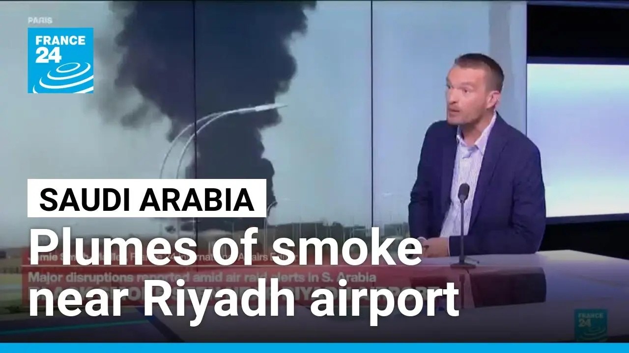 Black smoke seen near Riyadh amid air raid alerts in Saudi Arabia &bull; FRANCE 24 English