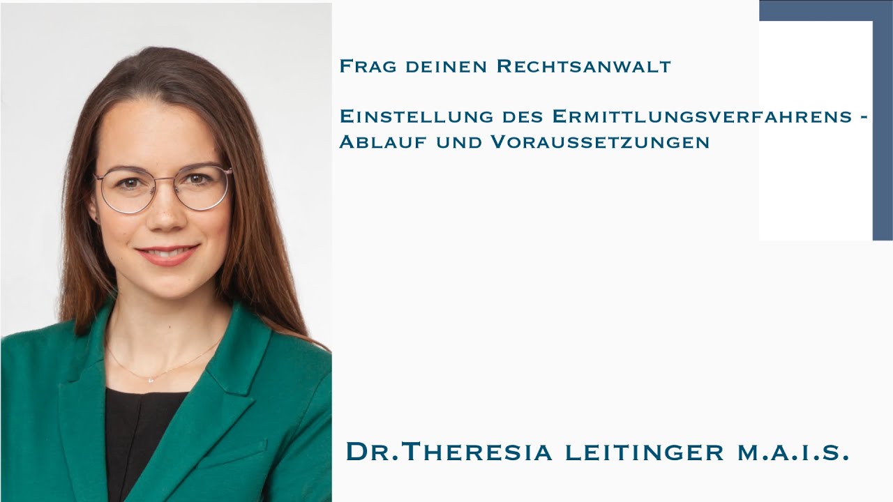 Die Einstellung des Ermittlungsverfahrens | Frag deinen Rechtsanwalt