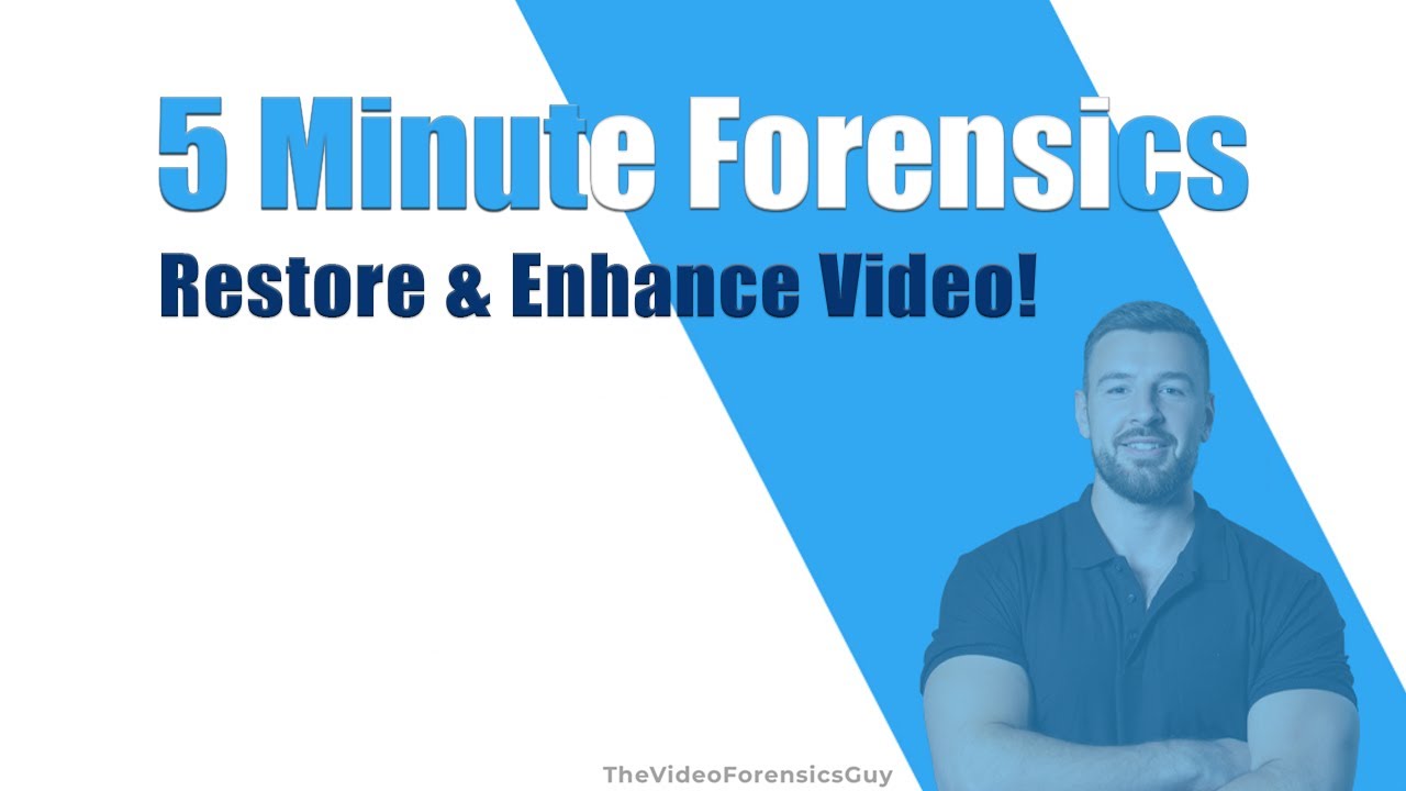How to Restore and Enhance Dark CCTV Footage with Frame Averaging | 5 Minute Forensics