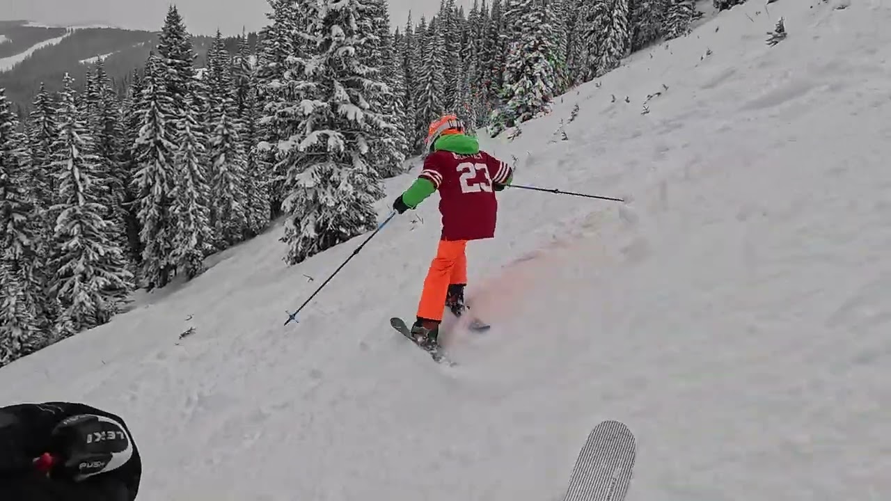 10 Year Old Vincent at Vail - North Rim