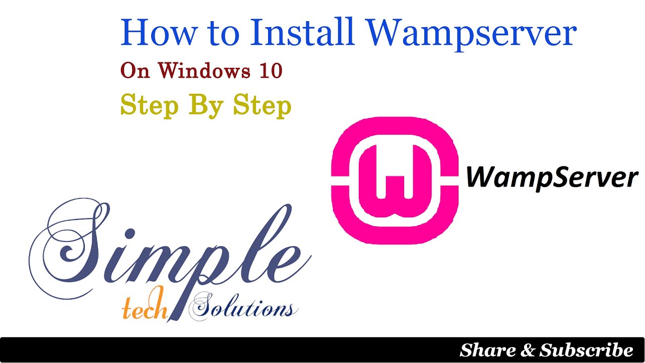 How to install Wamp server on windows 10 Step by Step: Wamp server Installation