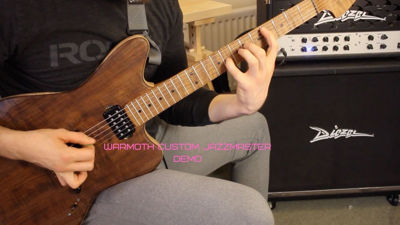 Raw Warmoth Custom Jazzmaster Demo/BareKnucklePickups/DiezelAmps/HipshotHardware