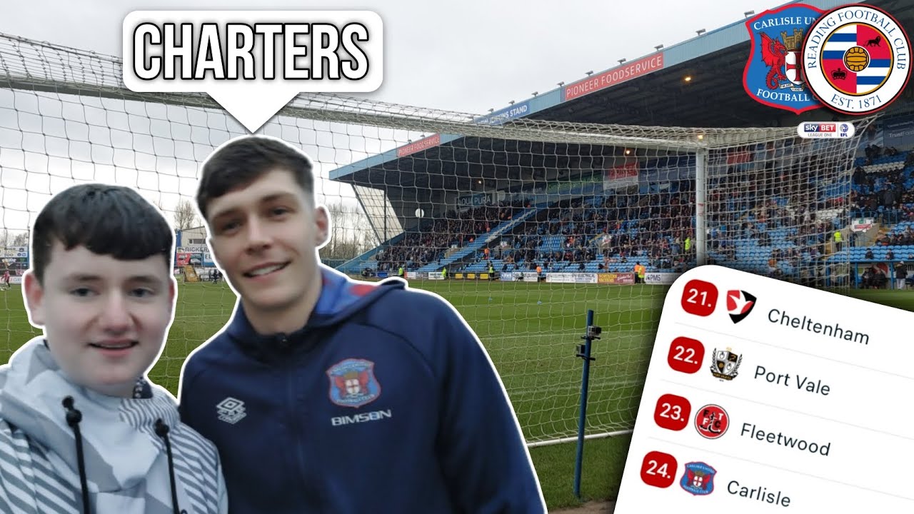 1,300 READING FANS IN RELEGATION BATTLE! | Carlisle Vs Reading Vlog