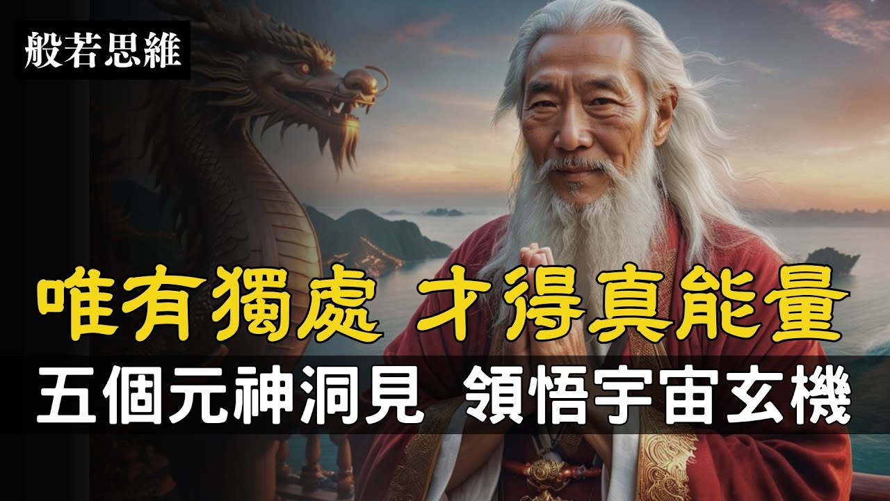 覺醒🔆唯有獨處🤟才得真能量🌟五個元神覺醒新發現🙌修心之道🙏在於內觀🧘‍♂️獨處，才能內觀己心🪷獨處是人生最高的修行，顯化元神，淨化潛意識 #獨處 #內觀 #人生哲理 #般若思維