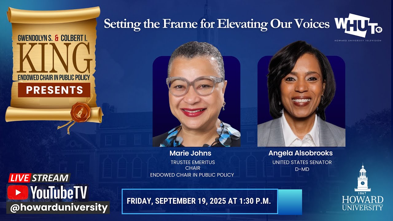 Marie Johns Presents The King Endowed Chair Lectures on Policy & Leadership