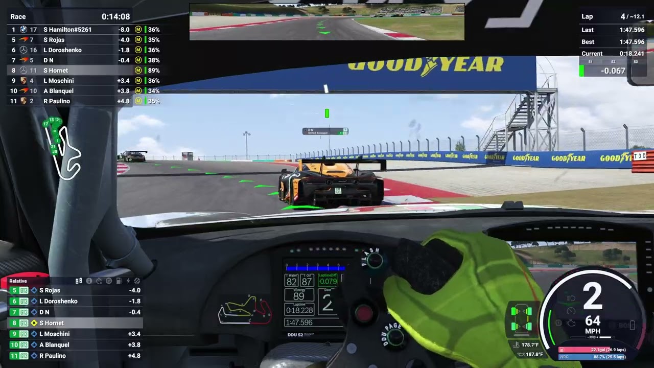 First Online Race in LMU
