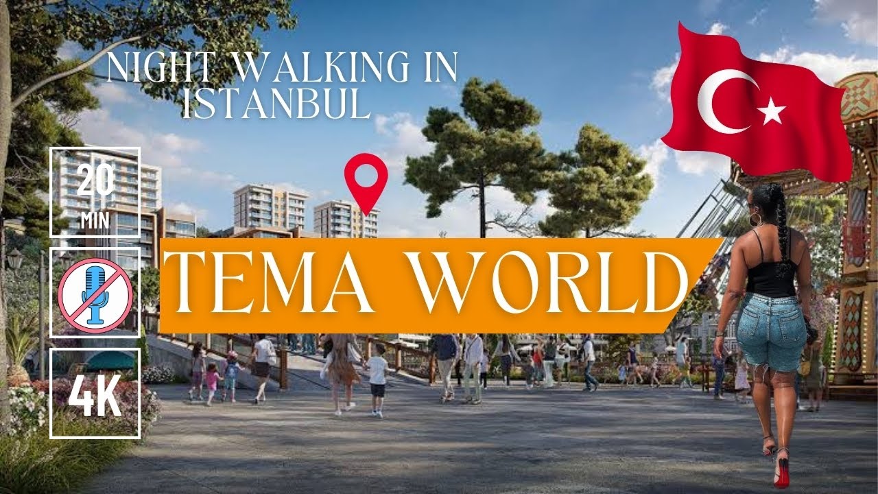 Tema World Istanbul 🎡 | The Ultimate Fun & Shopping Experience | 4K Walk No Talking