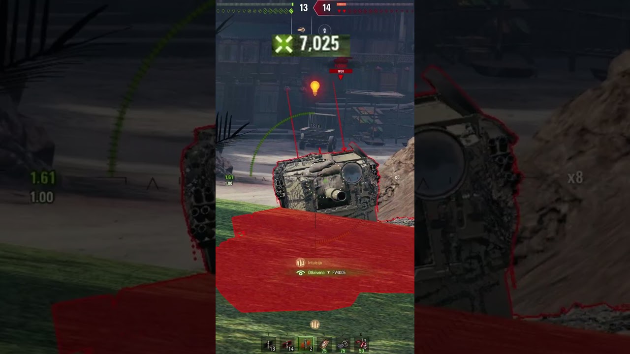 1 VS 5 Chieftain Mk.6 10K DMG 7 KILLS WOT  