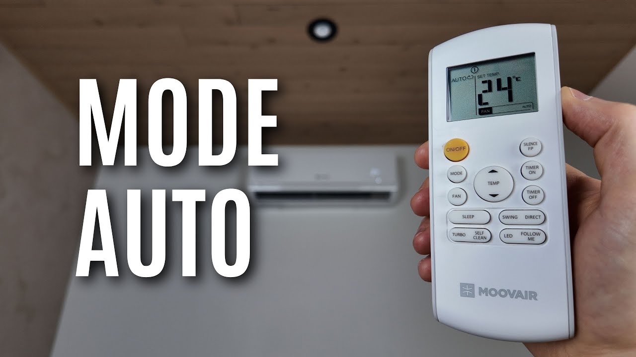 Comment utiliser le mode auto sur un climatiseur mural Moovair