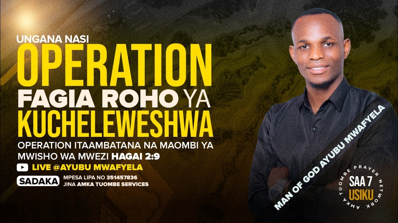 💥UNSTOPPABLE PRAYER 🔥 DAY  4 OPERATION FAGIA ROHO YA KUCHELEWESHWA - MAOMBI YA USIKU WA MANANE🪔