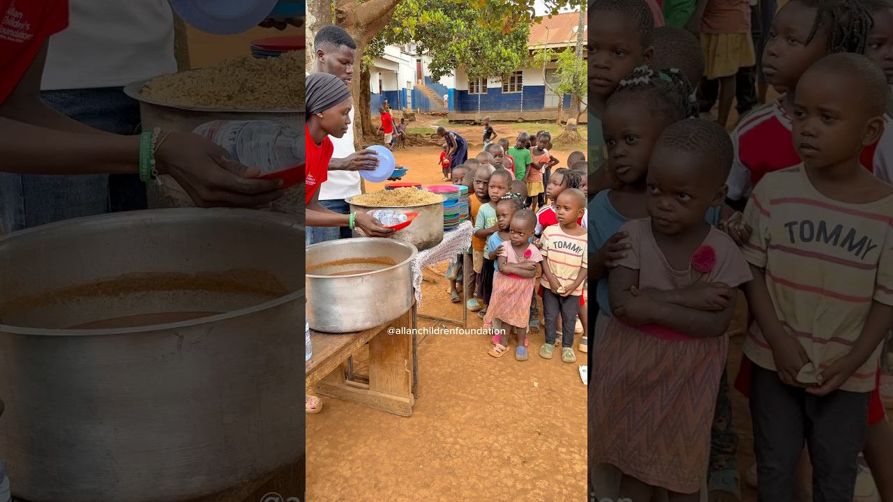 Fighting child hunger 🥺 