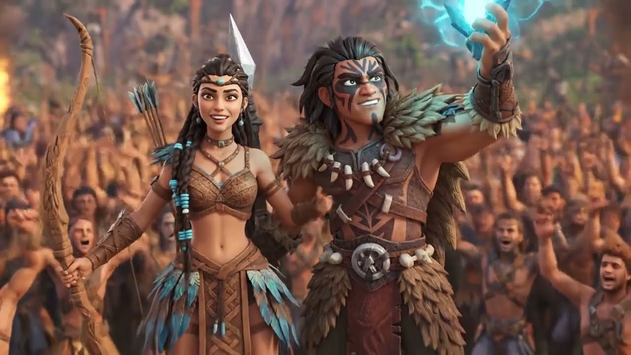 Protecting Early Humans: Ape King Legends  the destruction of the giant monstersf