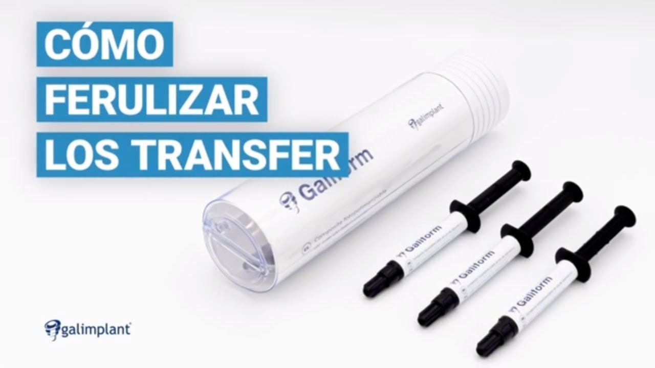 ✅ Cómo FERULIZAR LOS TRANSFER antes de la toma de impresión