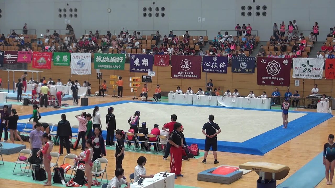 2017年 体操競技 女子予選演技 ゆか 6班21-24