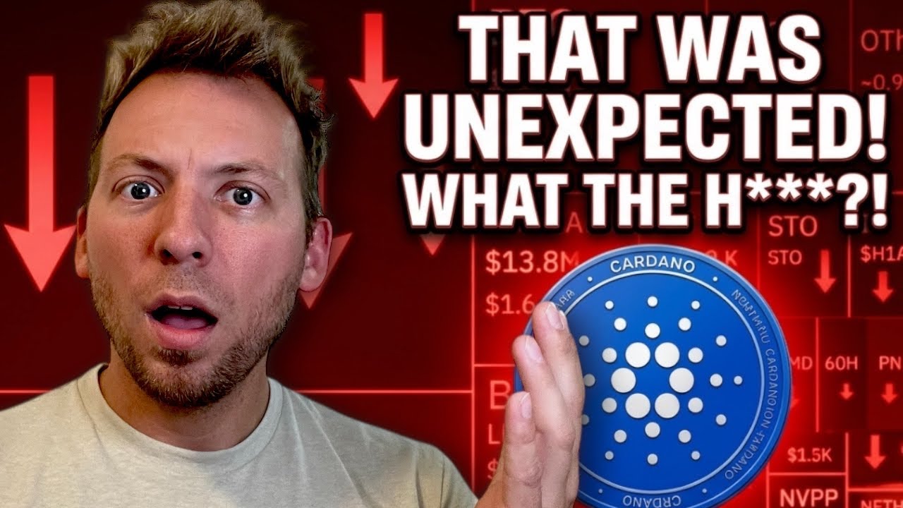 CARDANO ADA - Это было неожиданно! Что за чертовщина?! Cardano набирает обороты!