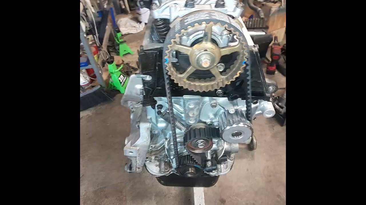 como sincronisar correa del tiempo honda civic 1.7L simple