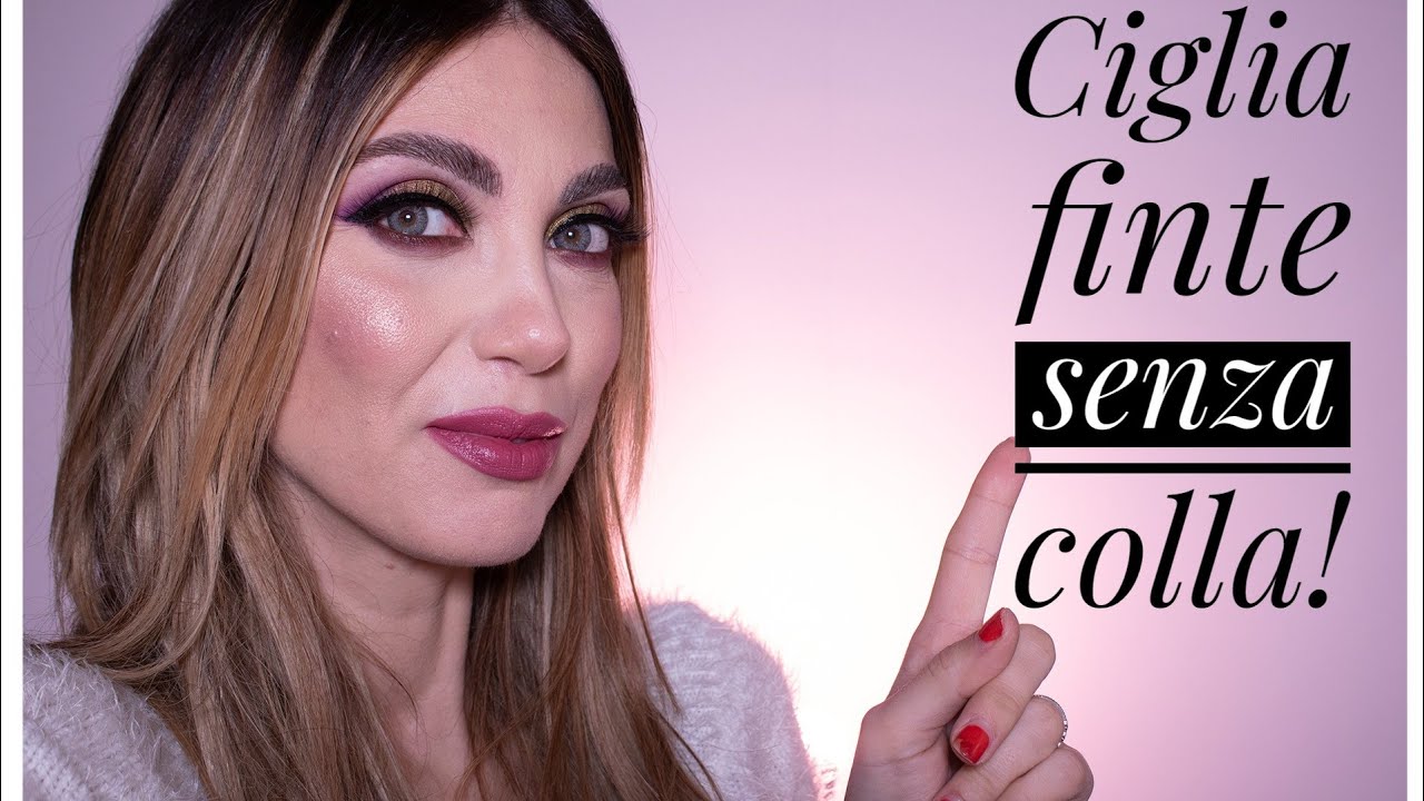 CIGLIA FINTE SENZA COLLA CON EYELINER ADESIVO Enore beauty|❀ Pretty Flower ❀