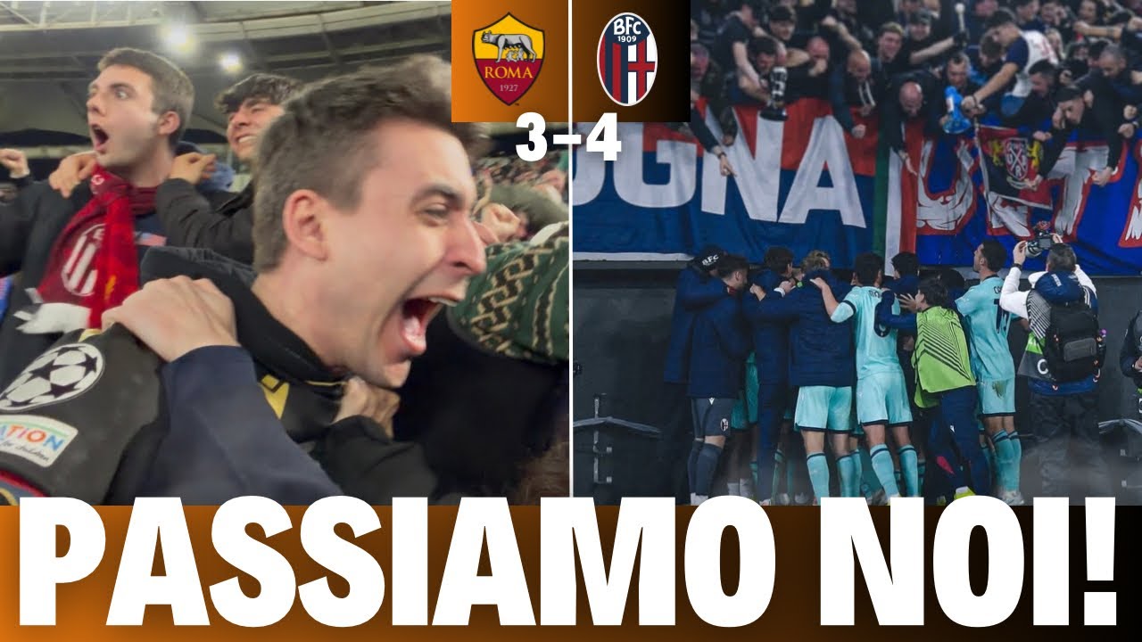 PASSIAMO NOI! &Egrave; STORIA! SIAMO AI QUARTI! ROMA - BOLOGNA 3-4