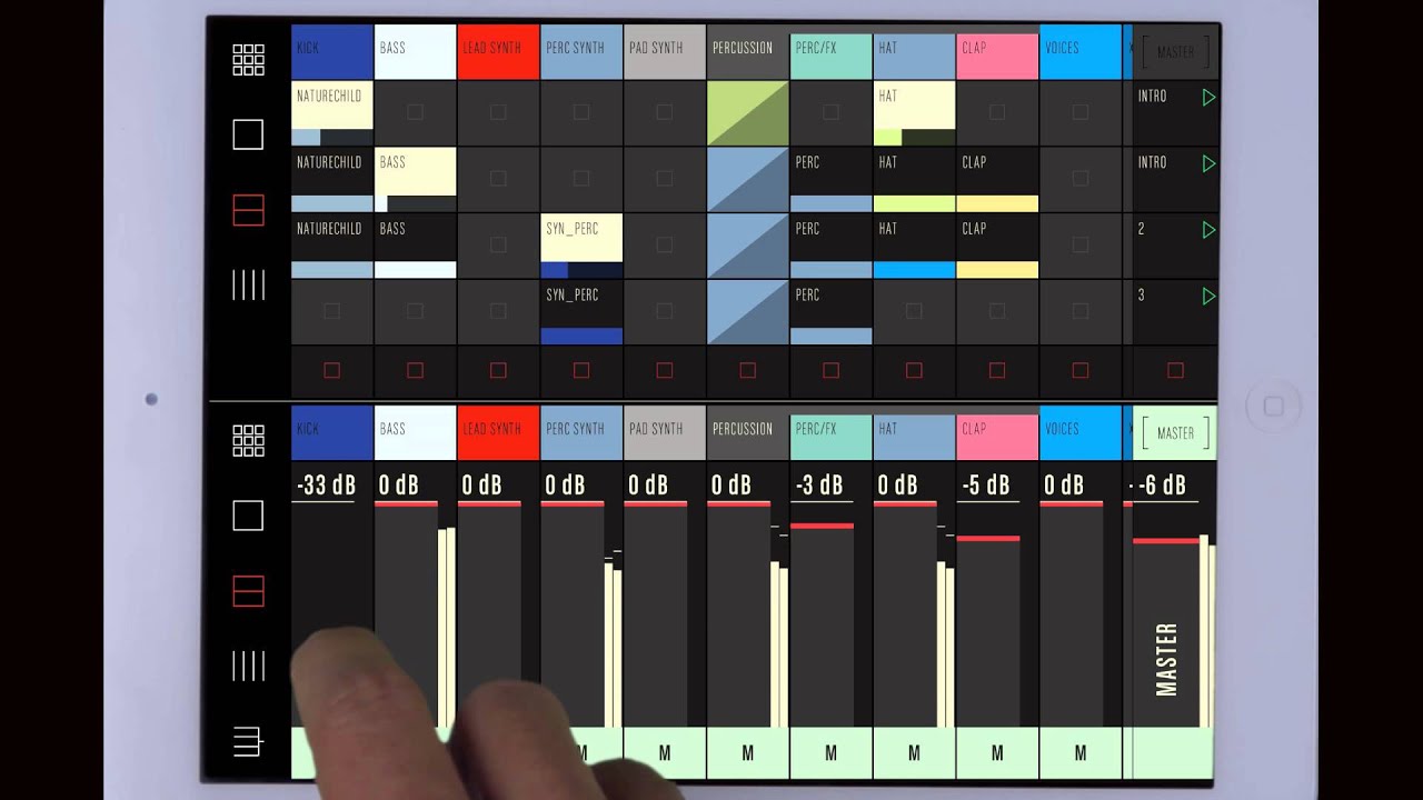 Ergonomic Interface | Ableton & Traktor controller for iPad
