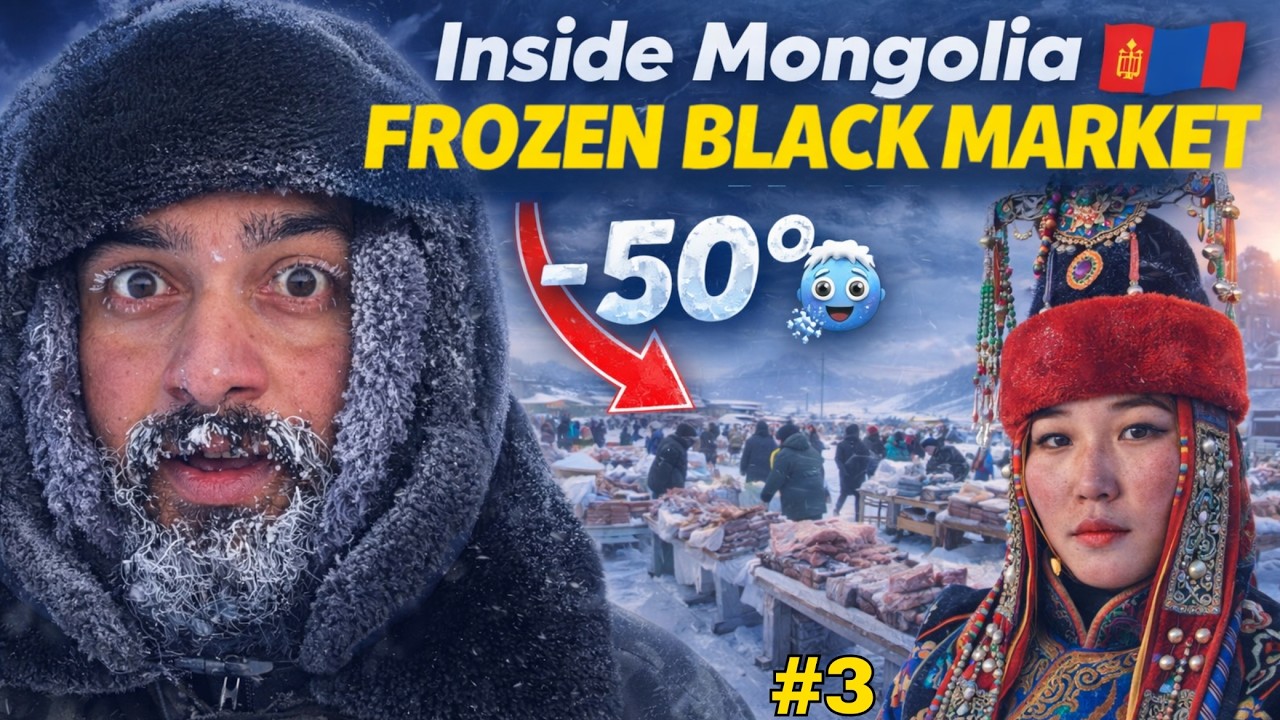 Inside Mongolia Frozen Black Market 🇲🇳