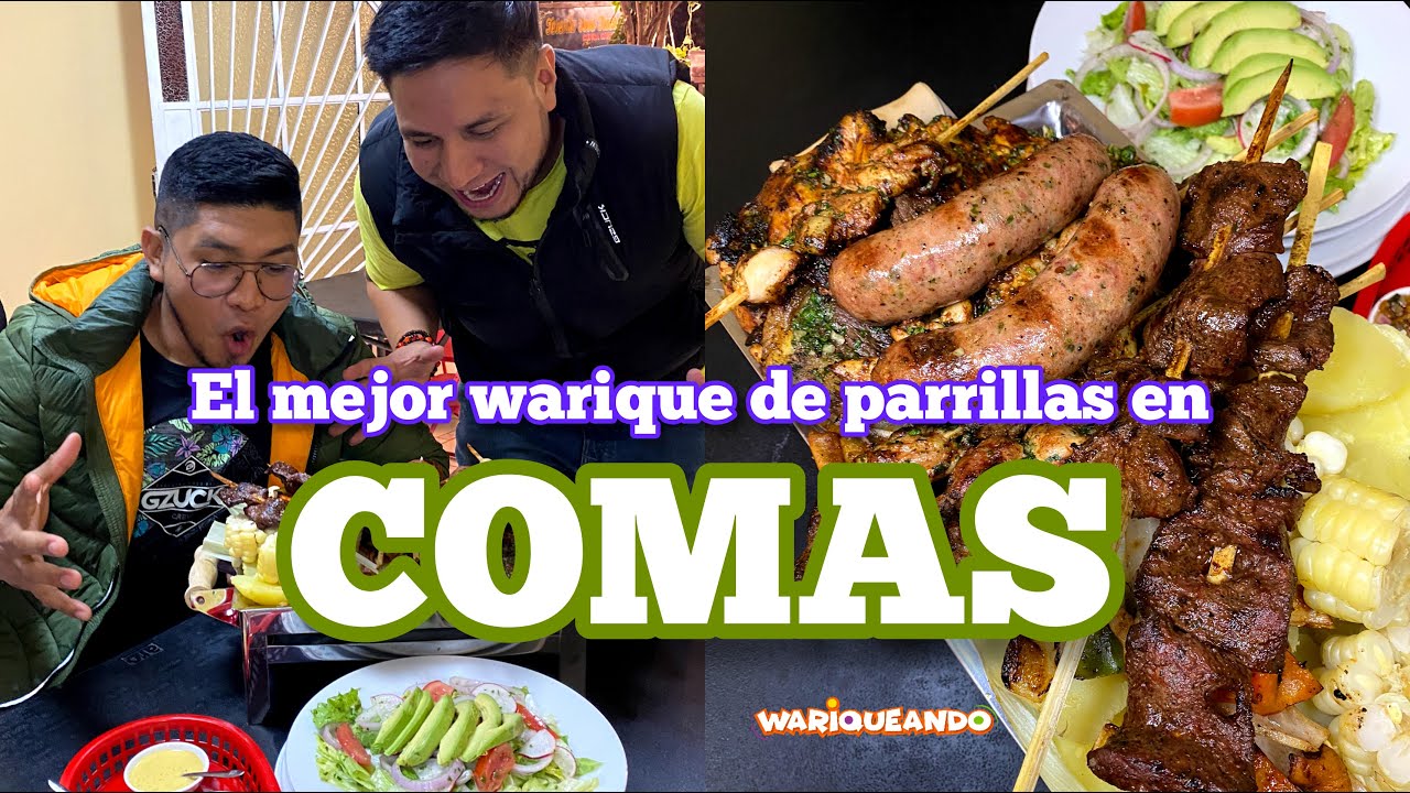 EL MEJOR WARIQUE DE PARRILLAS EN COMAS | Teresita foodtruck, probamos anticuchos, chorizo, pollo.