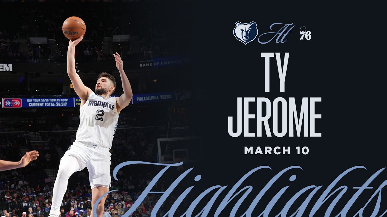Ty Jerome Highlights vs. Philadelphia 76ers (3/10/26)